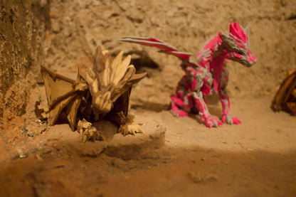 Great Stone Dragon Cinderwing3D – Majestic Stone Dragon Sculpture