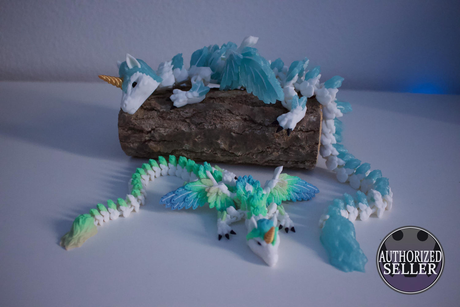 Alicorn Drache mit Flügeln Cinderwing3D – Zauberhafter Einhorn-Drachen