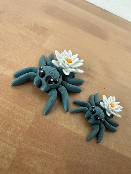 Water Lily Spider – Zauberhafte Eleganz der Natur Water Lily Tiny Spider Cinderwing3D