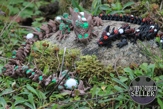 Infested Dragon – Gruseliger Halloween-Drachen mit Glow-in-the-Dark-Effekt | Cinderwing3D Design