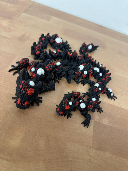 Infested Dragon – Gruseliger Halloween-Drachen mit Glow-in-the-Dark-Effekt | Cinderwing3D Design