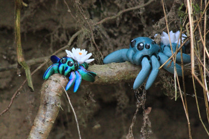 Water Lily Spider – Zauberhafte Eleganz der Natur Water Lily Tiny Spider Cinderwing3D