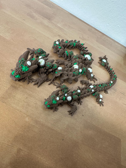 Infested Dragon – Gruseliger Halloween-Drachen mit Glow-in-the-Dark-Effekt | Cinderwing3D Design