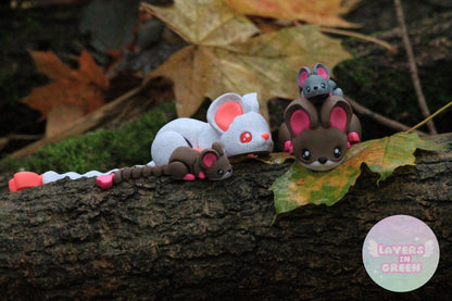 Mice – Die süßeste Deko für Dein Zuhause Layers in Green