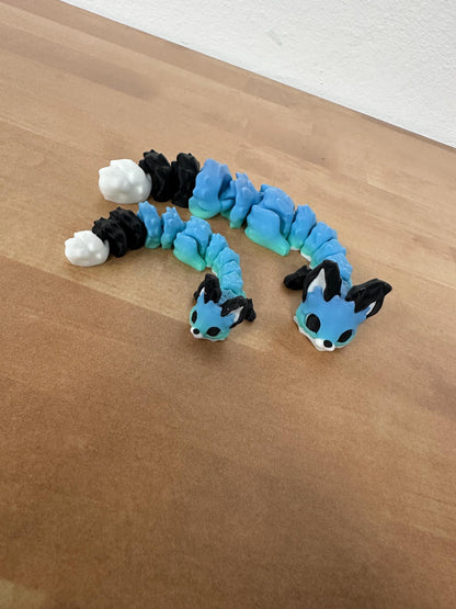 Yuna Dragon Layers in Green Design – Handgefertigte, segmentierte Drachenfigur