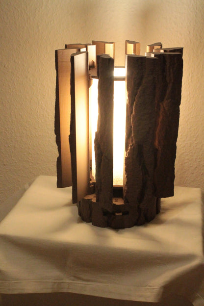 Magische Baumstamm-Lampe – Natur trifft Design ForgeCore