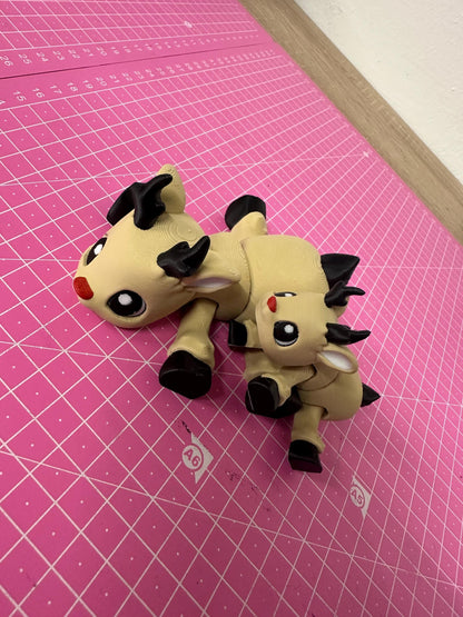 Winterzauber mit dem Weihnachts-Rentier Layers in Green