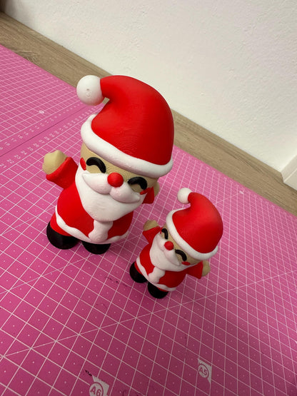 Fröhlicher Weihnachtsmann – Festlicher Zauber für dein Zuhause Layers in Green