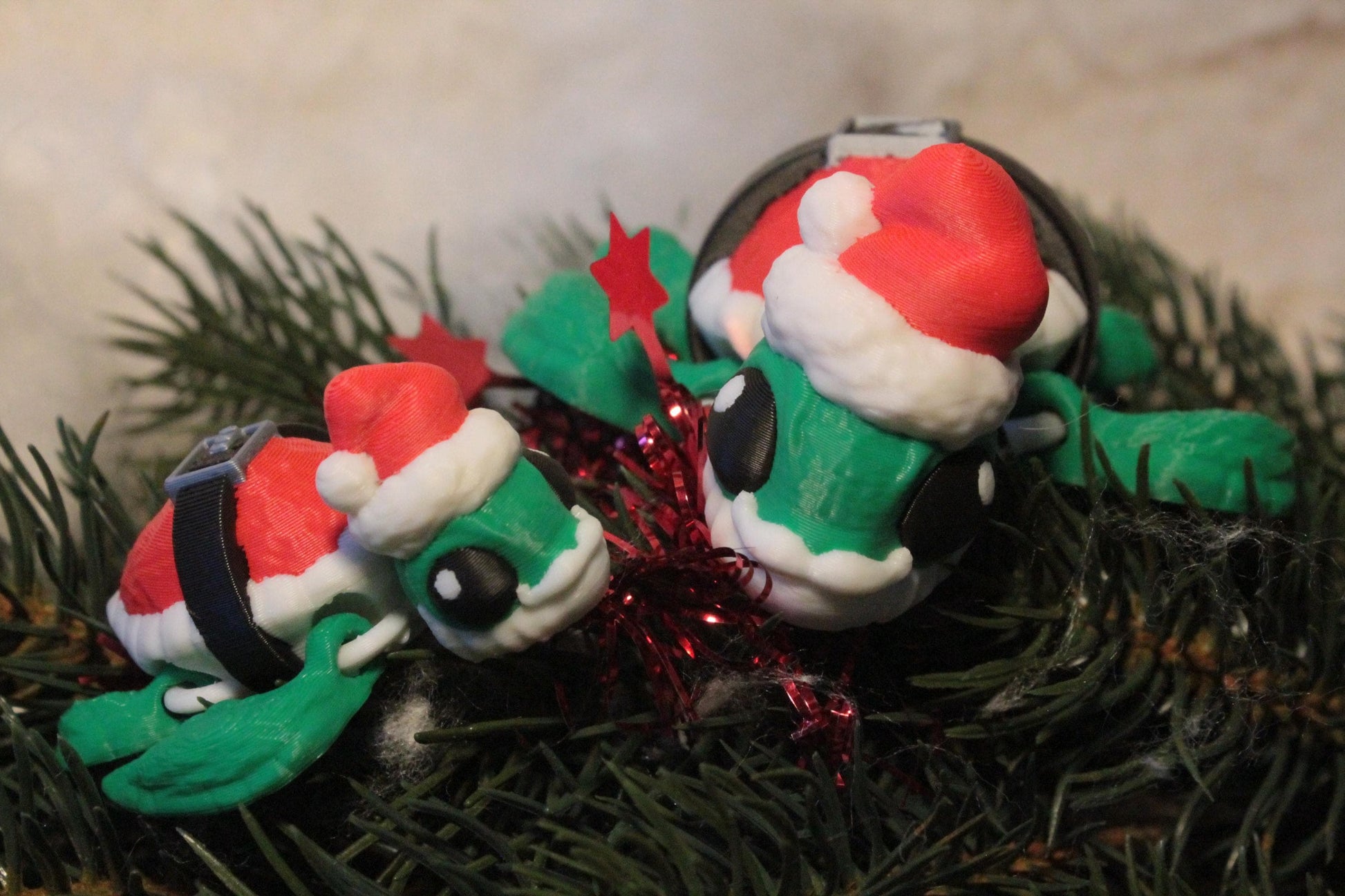 Festliche Weihnachts-Schildkröte – Weihnachtszauber in Tierform Cinderwing3D