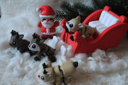 Weihnachtszauber mit dem Festlichen Schlitten Layers in Green