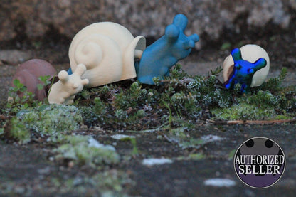 Magische Fantasie-Schnecke – Ein Hauch von Naturzauber Cinderwing3D