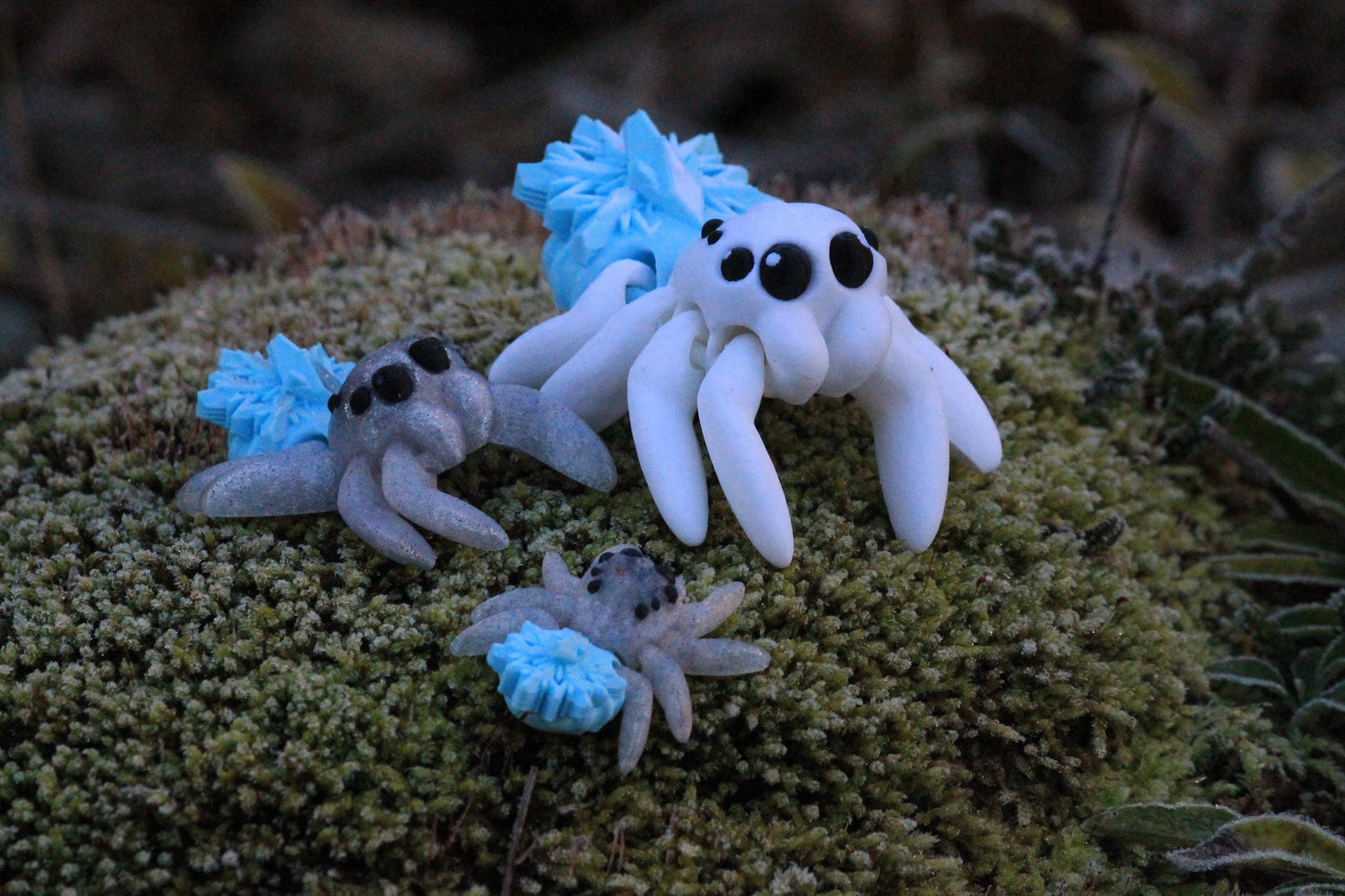 Schneeflocken Mini-Spinne Cinderwing3D