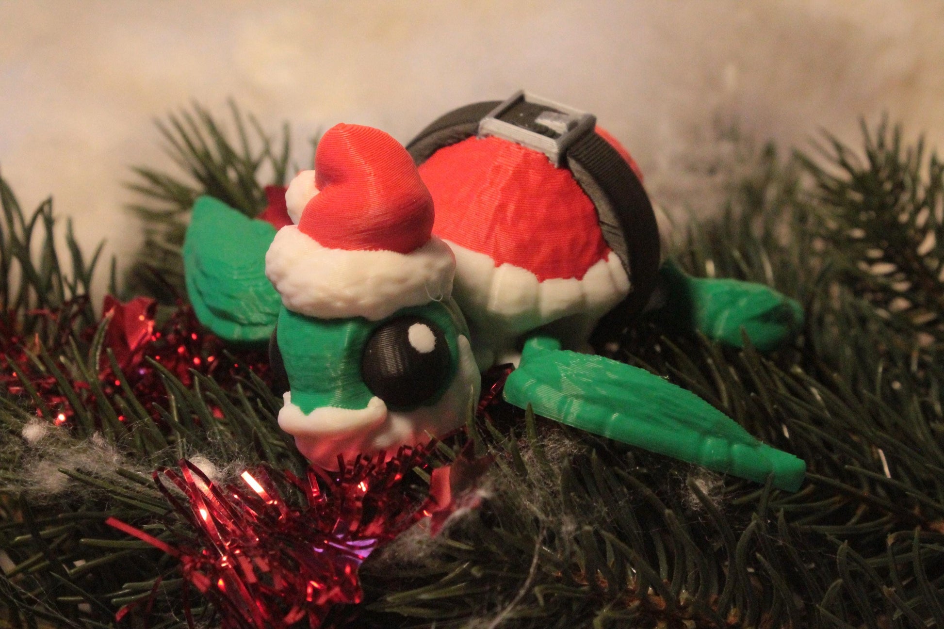 Festliche Weihnachts-Schildkröte – Weihnachtszauber in Tierform Cinderwing3D