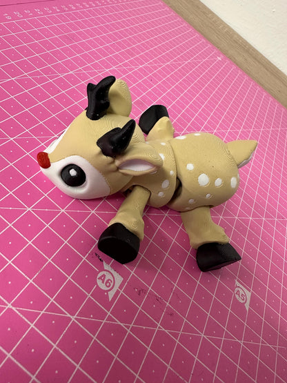 Winterzauber mit dem Weihnachts-Rentier Layers in Green