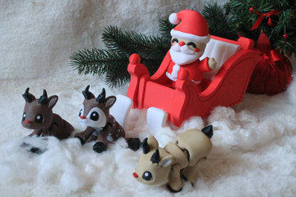 Fröhlicher Weihnachtsmann – Festlicher Zauber für dein Zuhause Layers in Green