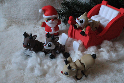 Fröhlicher Weihnachtsmann – Festlicher Zauber für dein Zuhause Layers in Green