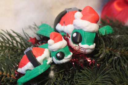 Festliche Weihnachts-Schildkröte – Weihnachtszauber in Tierform Cinderwing3D