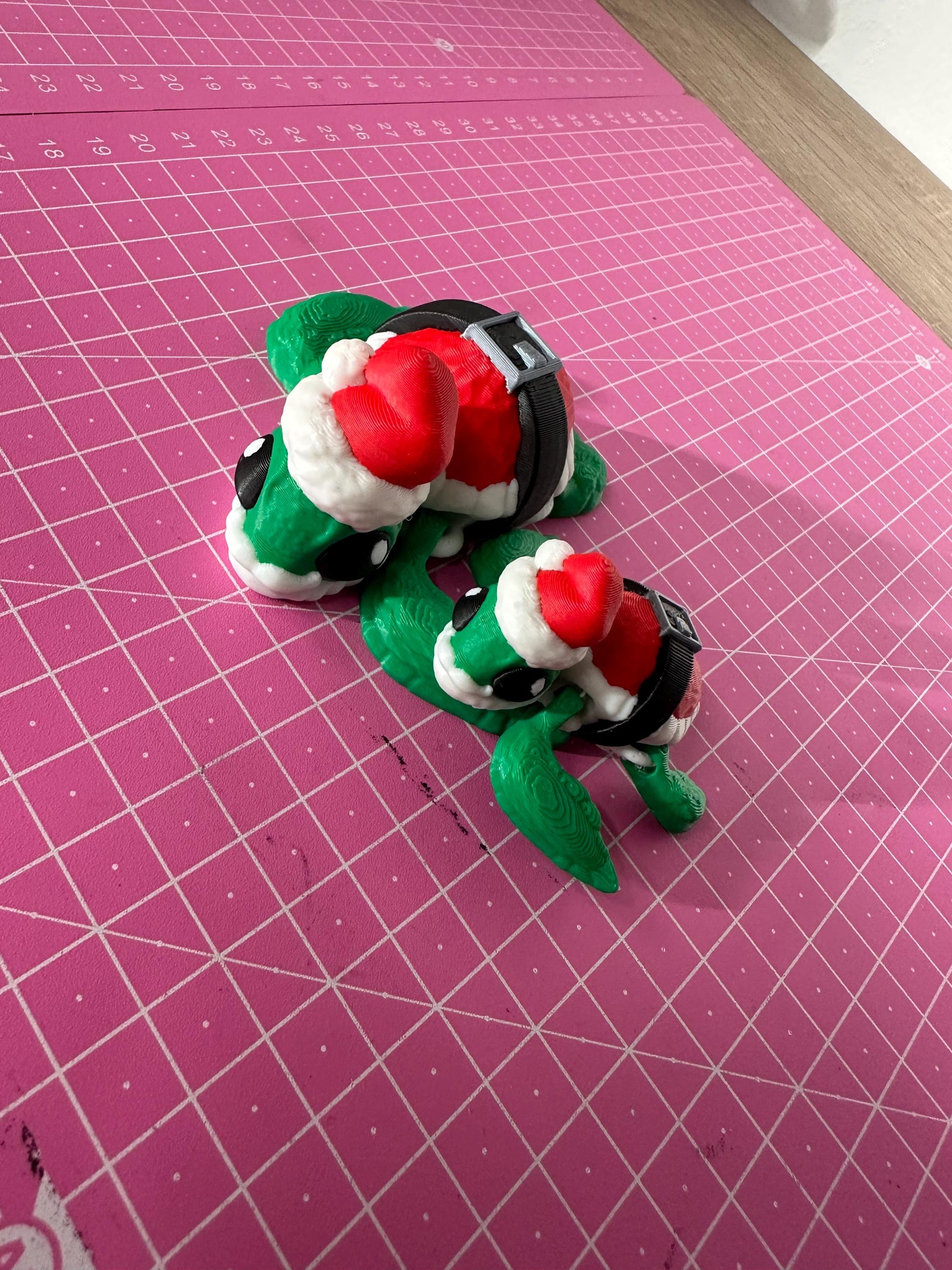 Festliche Weihnachts-Schildkröte – Weihnachtszauber in Tierform Cinderwing3D