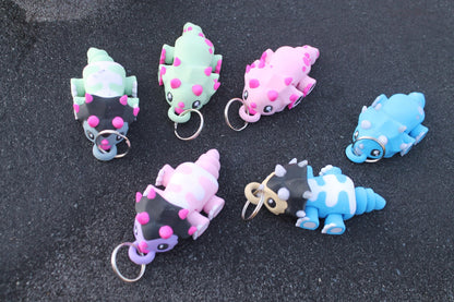 Triceratops – Der Charmante Dino Layers in Green