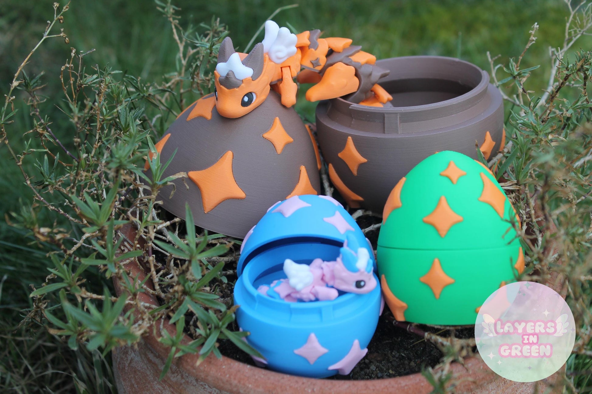 Atria Baby Dragon – Ein Hauch von Drachenmagie Layers in Green