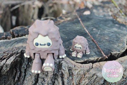 Bigfoot – Das mystische Waldwesen in 3D Layers in Green