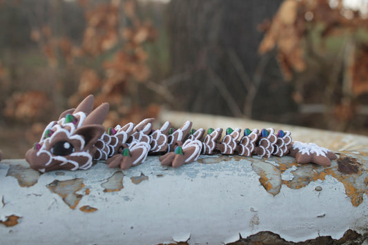 Lebkuchen-Baby-Drache – Süßer Weihnachtszauber Cinderwing3D