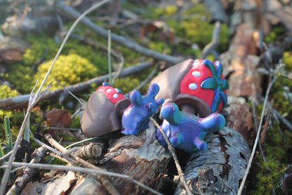 Schokoladenschnecke "Snail Strawberry Chocolate" – Süße Herbstverführung Cinderwing3D