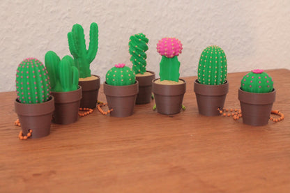 Fröhlicher Kaktus Schlüsselanhänger – Dein stacheliger Begleiter