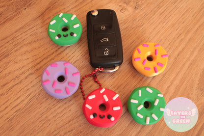 Süßer Donut Schlüsselanhänger – Doppelt so lecker Layers in Green
