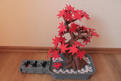 Bonsai-Kalender 365 – Japanischer Ahorn für deinen Schreibtisch ForgeCore