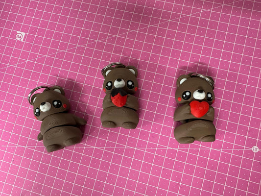 Flexi Bär Schlüsselanhänger – Dein niedlicher Begleiter Layers in Green