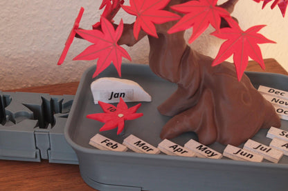 Bonsai-Kalender 365 – Japanischer Ahorn für deinen Schreibtisch ForgeCore