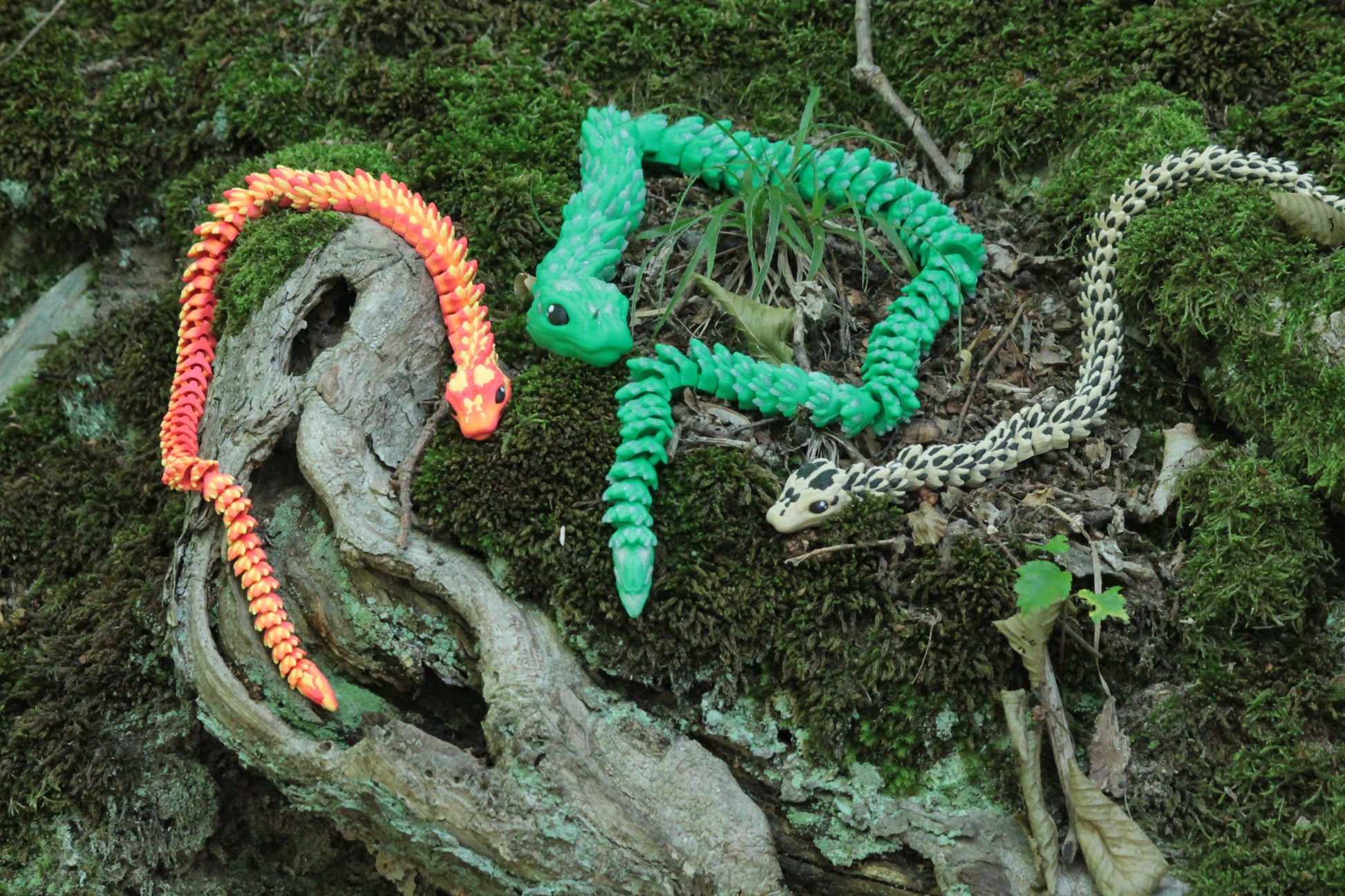 Crystal Snake Cinderwing3D– Magische Kristallschlange