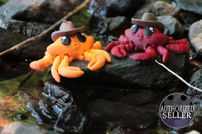 Cowboy Krabbe – Wild-West-Deko mit Charme Cinderwing3D