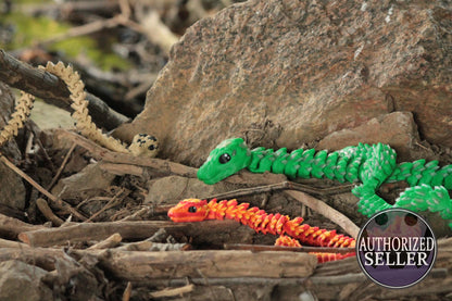 Crystal Snake Cinderwing3D– Magische Kristallschlange