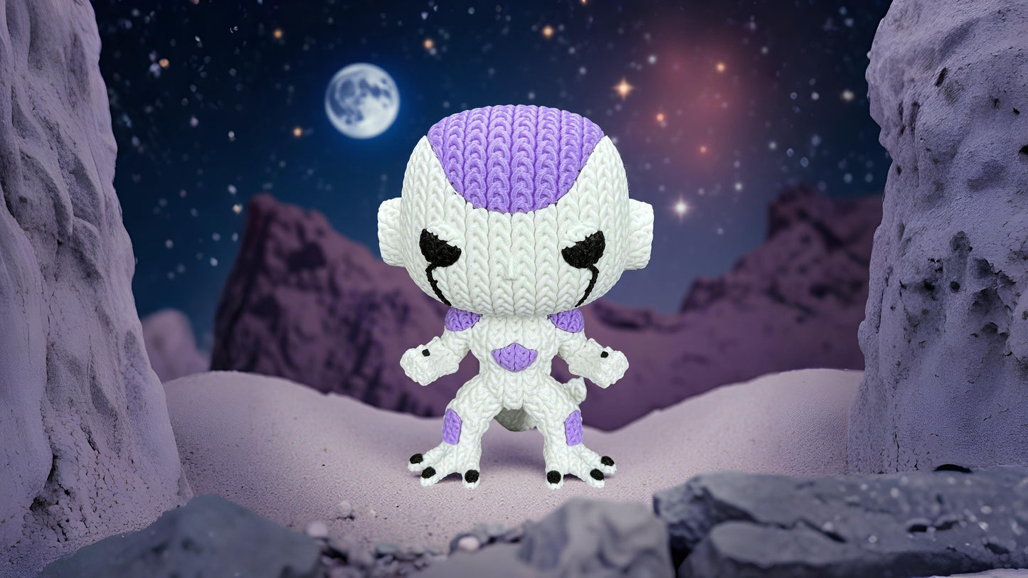 Knitted Galactic Tyrant – Cozy Anime Fanart Figur Whale 3D Studio