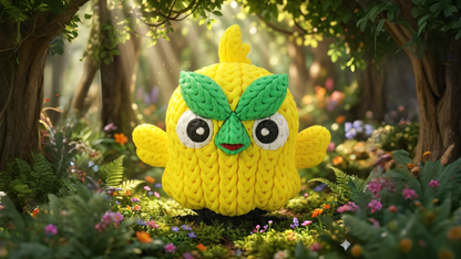 Knitted Monster – Flauschiger Wasserfreund im Strick-Look Whale 3D Studio