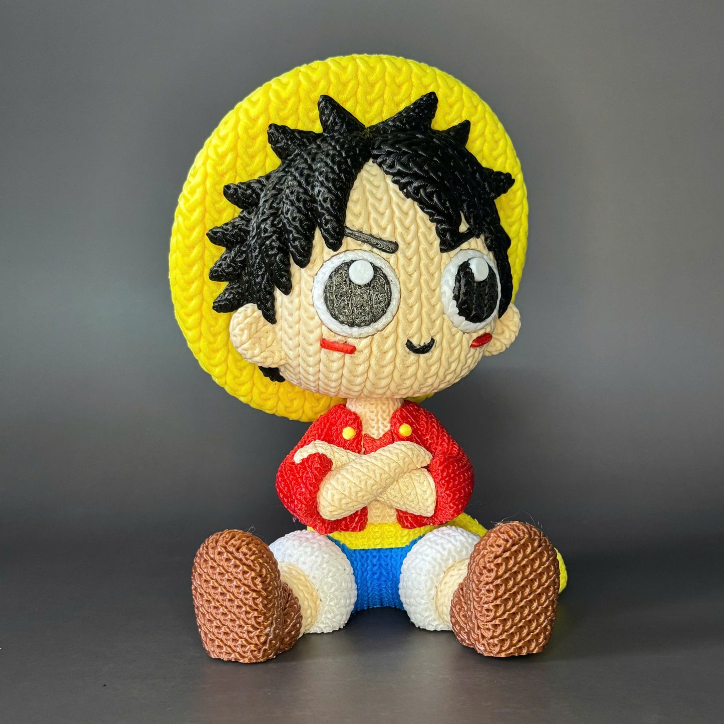 Knitted Pirate Captain – Cozy Adventure Fanart Figur Whale 3D Studio