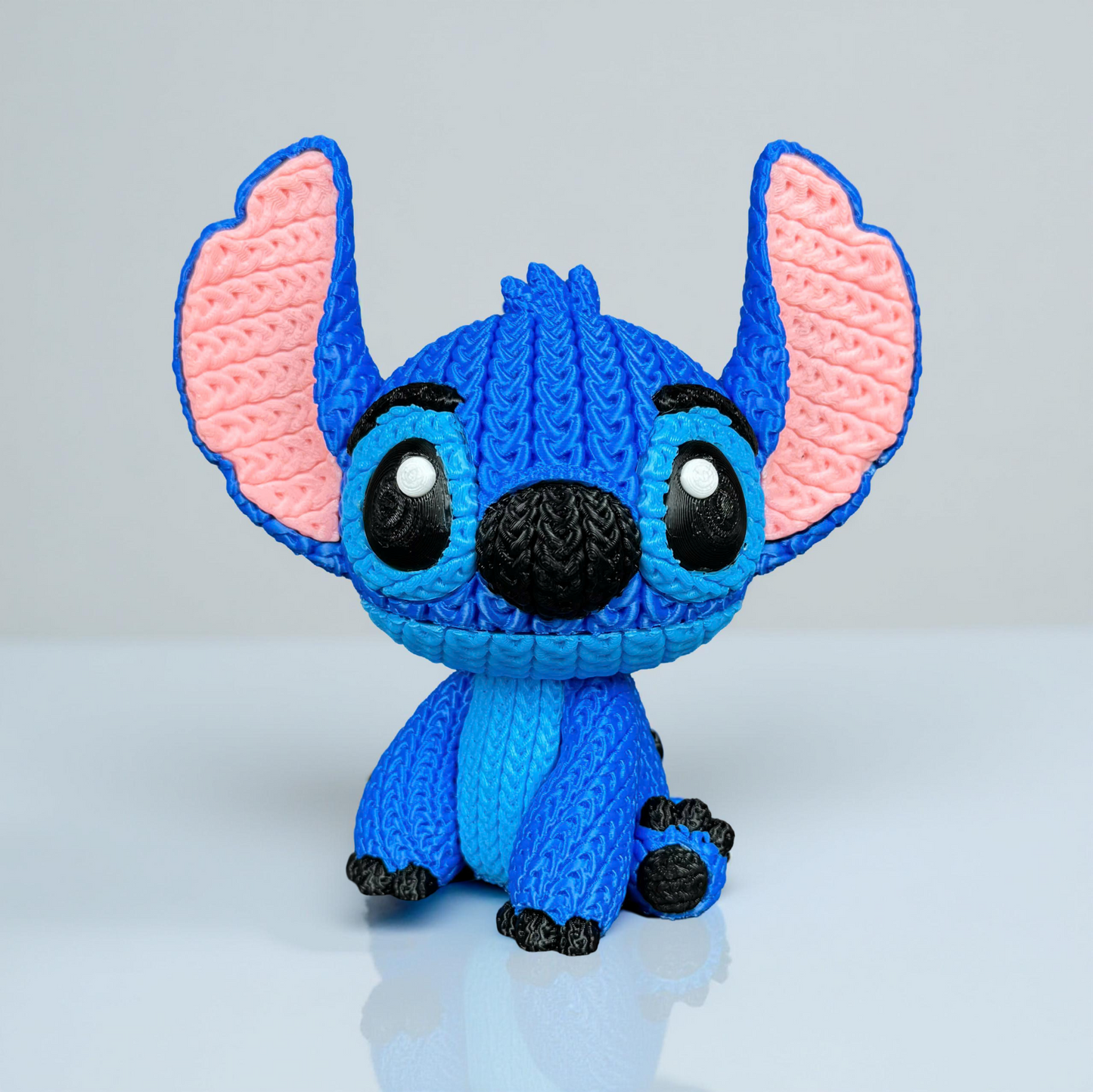 Knitted Alien Companion – Cozy Sci-Fi Fanart Figur Whale 3D Studio