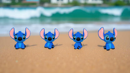 Knitted Alien Companion – Cozy Sci-Fi Fanart Figur Whale 3D Studio