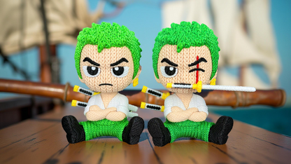 Knitted Sword Warrior – Cozy Anime Fanart Figur Whale 3D Studio
