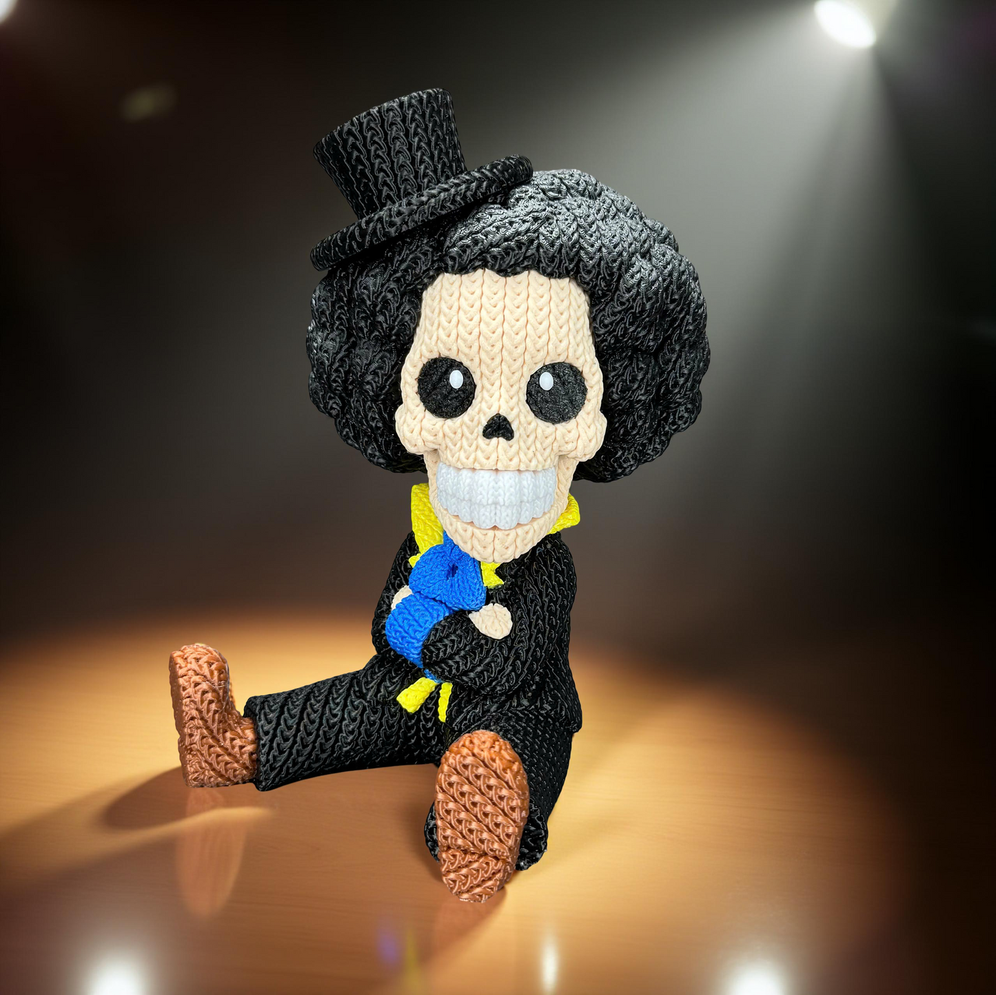 Knitted Soul Musician – Cozy Anime Fanart Figur Whale 3D Studio