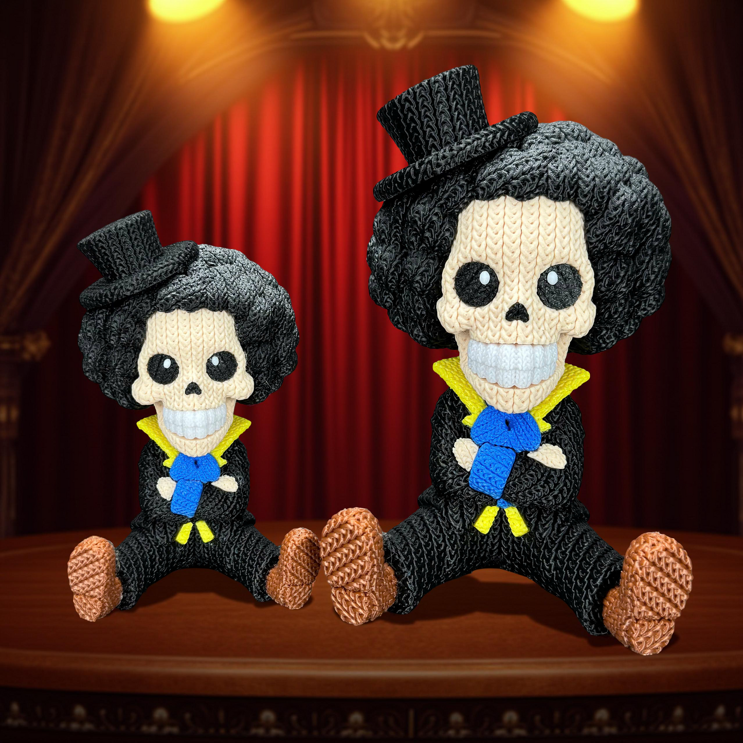 Knitted Soul Musician – Cozy Anime Fanart Figur Whale 3D Studio