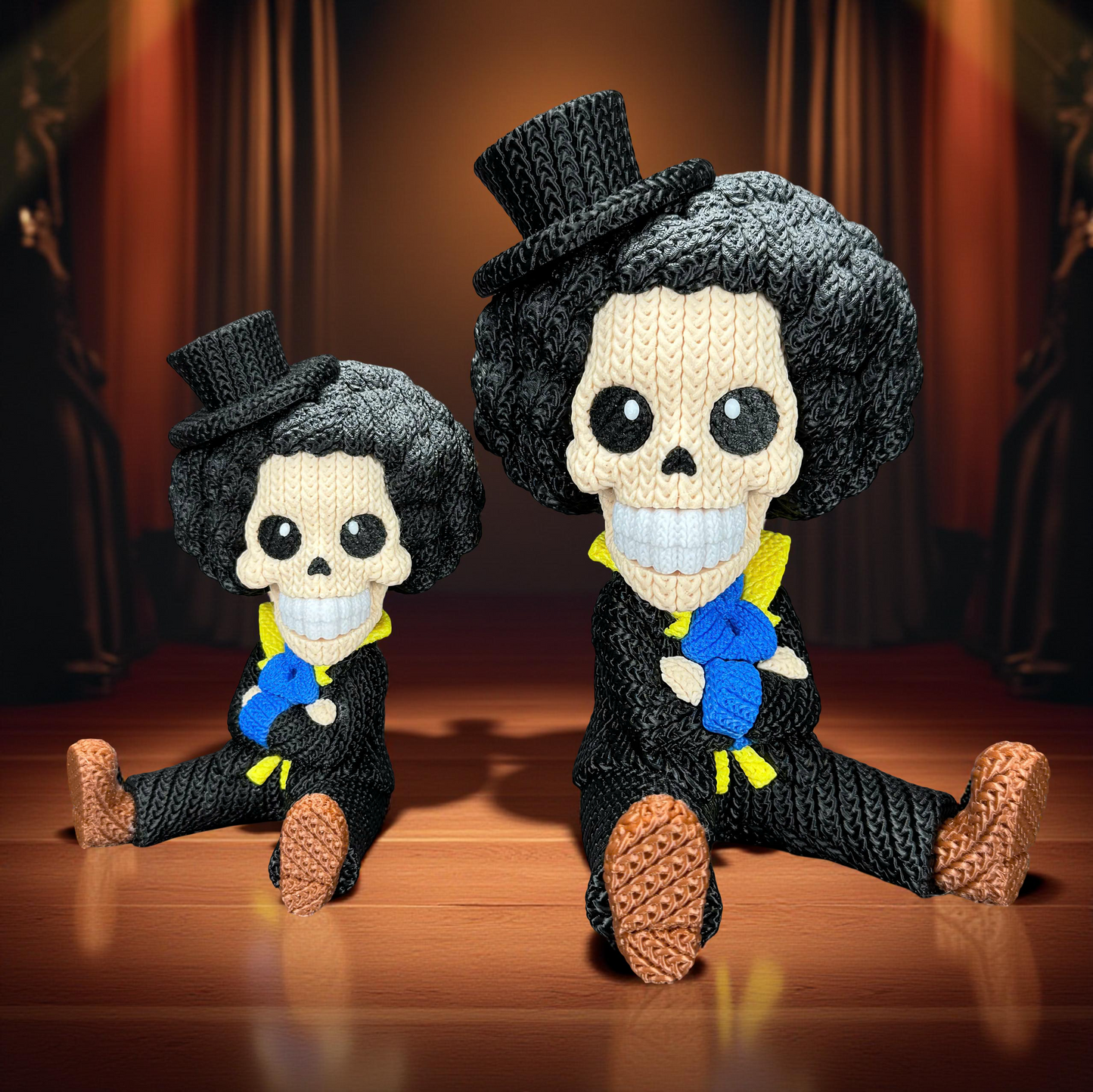 Knitted Soul Musician – Cozy Anime Fanart Figur Whale 3D Studio