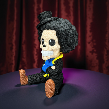 Knitted Soul Musician – Cozy Anime Fanart Figur Whale 3D Studio