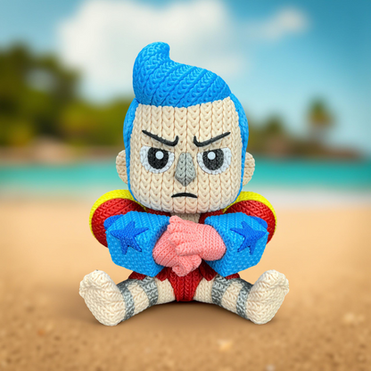 Knitted Cyborg Builder – Cozy Anime Fanart Figur Whale 3D Studio