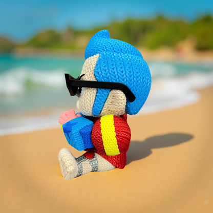 Knitted Cyborg Builder – Cozy Anime Fanart Figur Whale 3D Studio