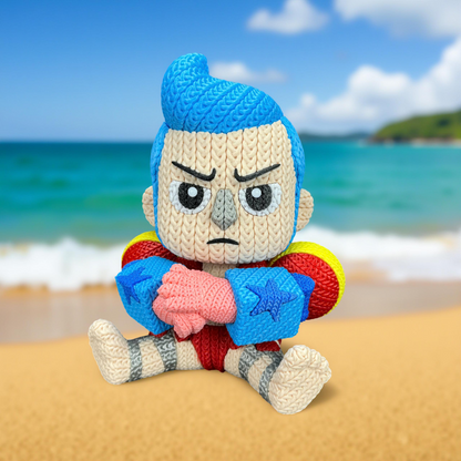 Knitted Cyborg Builder – Cozy Anime Fanart Figur Whale 3D Studio