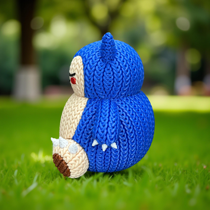 Knitted Sleepy Giant – Cozy Monster Fanart Figur Whale 3D Studio