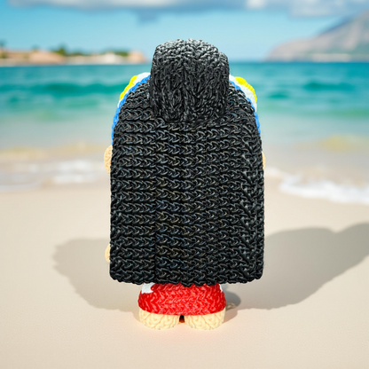 Knitted Island Girl – Cozy Family Fanart Figur Whale 3D Studio